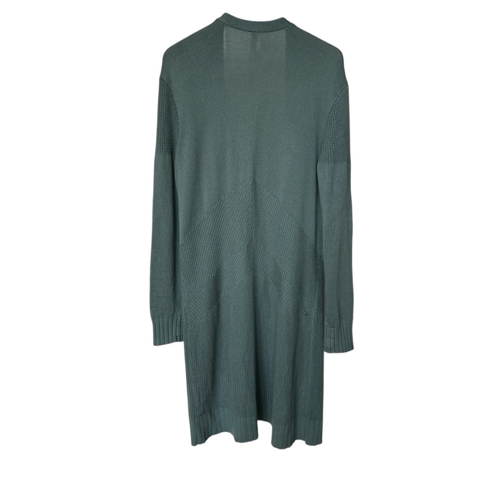 Lululemon Women's XL Sincerely Yours Green Wrap Sweater Long Sleeve Casual Knit - Picture 8 of 11